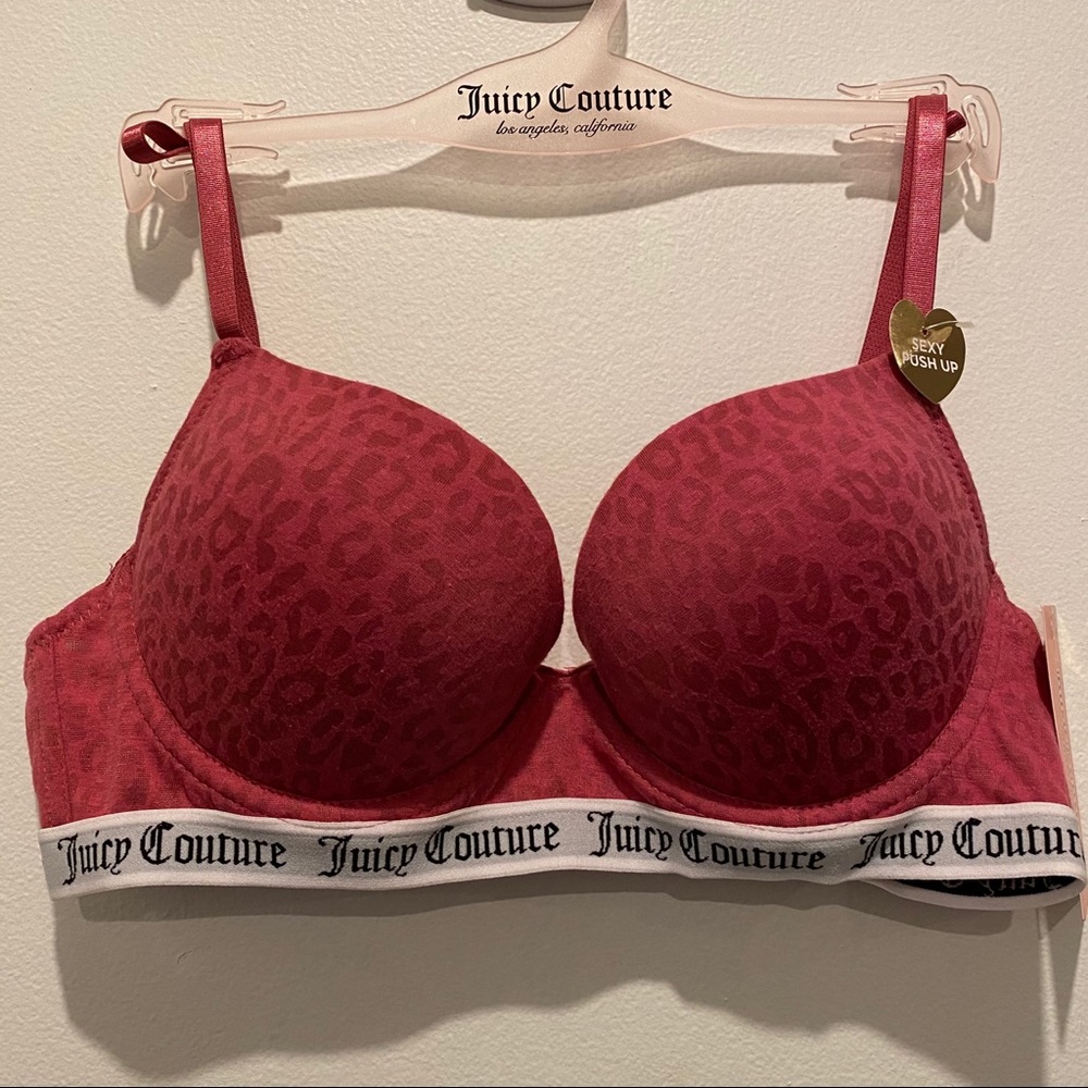 NWT Juicy Couture Pink Cheetah Bra